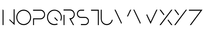 Noir Thin Font LOWERCASE