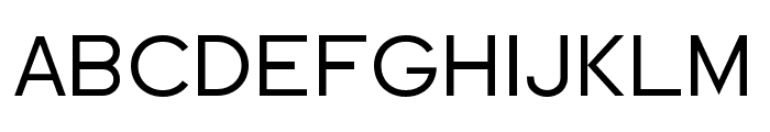 Normal Light Font UPPERCASE