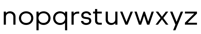 Normal Light Font LOWERCASE