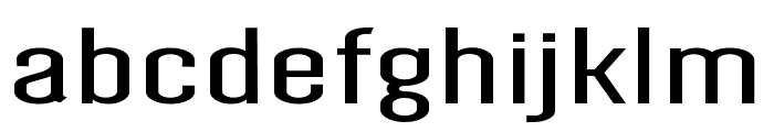 North Regular Font LOWERCASE