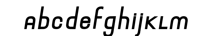 Norway Bold Italic Font LOWERCASE