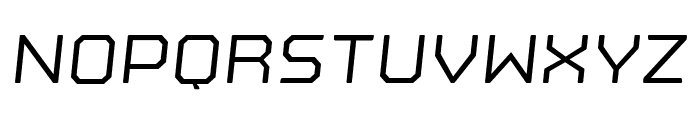 Nostromo Oblique Medium Font UPPERCASE