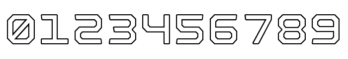 Nostromo Outline Bold Font OTHER CHARS