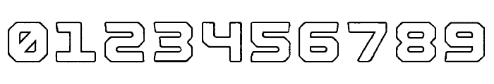 Nostromo Outline Heavy Rough Font OTHER CHARS