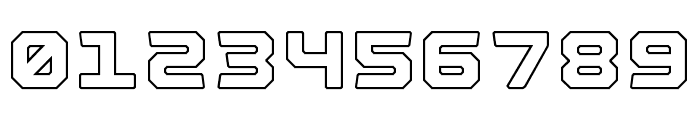 Nostromo Outline Heavy Font OTHER CHARS