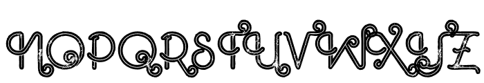 Ocela Bold Inline Grunge Font UPPERCASE