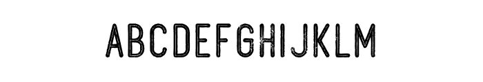 Ocela Inline Grunge Font LOWERCASE