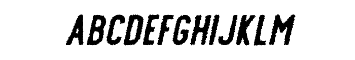 Offlander-RoughItalic Font UPPERCASE