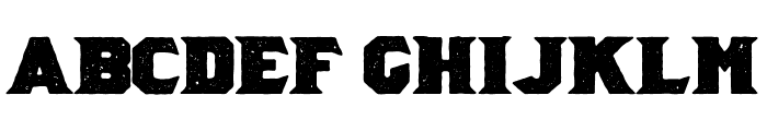 Old Elm Stamped Font LOWERCASE