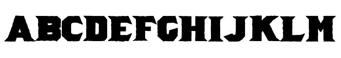 OldElmRough Font LOWERCASE
