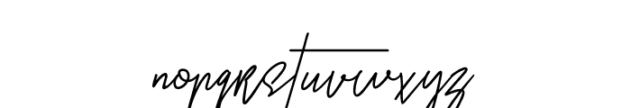 Ollister Alt Font LOWERCASE