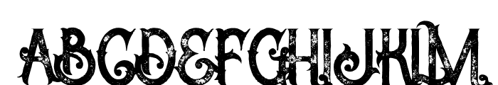 Opera Grunge Font UPPERCASE