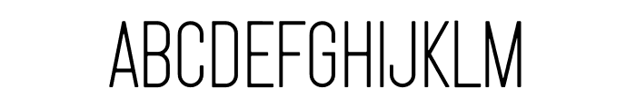 Opera Light Font LOWERCASE