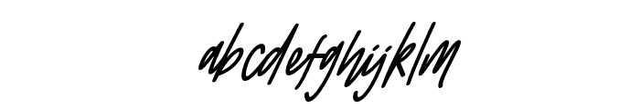 OrlandoSignItalic-Italic Font LOWERCASE