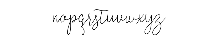 Osturria Font LOWERCASE