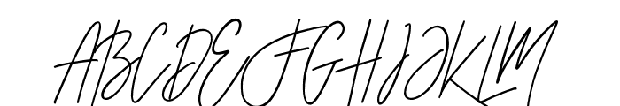 Otentic Signature Alt Font UPPERCASE