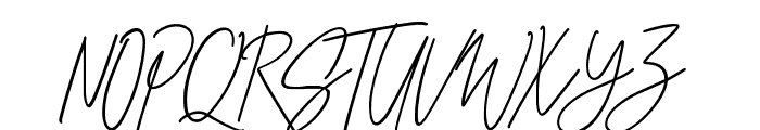 Otentic Signature Alt Font UPPERCASE