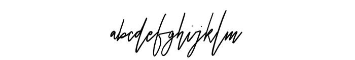 Otentic Signature Alt Font LOWERCASE