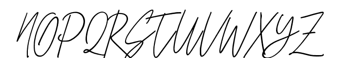 Otentic Signature Font UPPERCASE