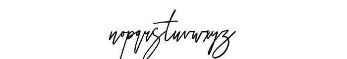 Otentic Signature Font LOWERCASE