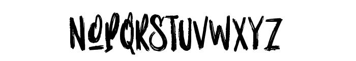OutistyleBrush Font LOWERCASE