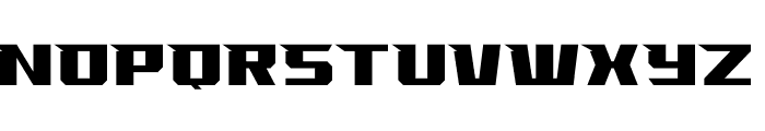 Overhead Black Font UPPERCASE