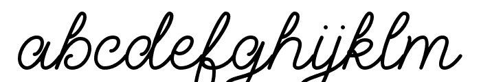 Palm Beach Script Clean Font LOWERCASE