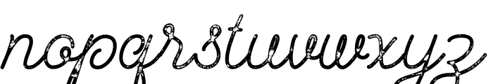 Palm Beach Script Rough Font LOWERCASE