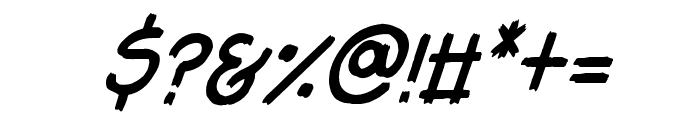 PandoraCallister-Italic Font OTHER CHARS