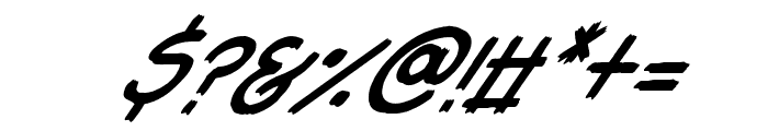 PandoraCallister-ItalicSlant Font OTHER CHARS