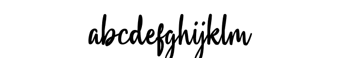 Pensight Regular Font LOWERCASE