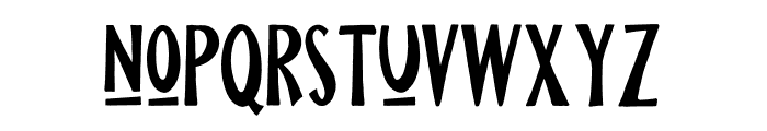 Pine Forest Font LOWERCASE