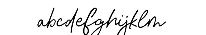 Pink Lady Script Font LOWERCASE