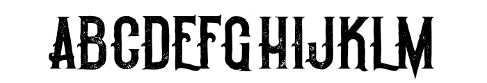 Pirate Bold Grunge Font LOWERCASE