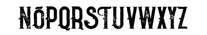 Pirate Bold Grunge Font LOWERCASE