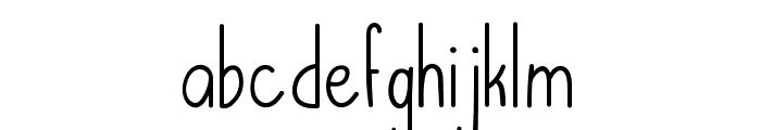 Pompidour Font LOWERCASE