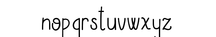 Pompidour Font LOWERCASE