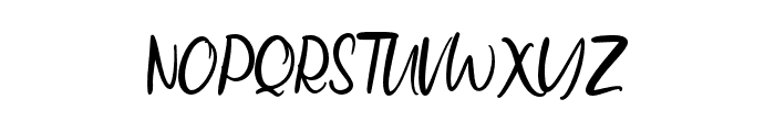 PrettyBestie-Regular Font UPPERCASE