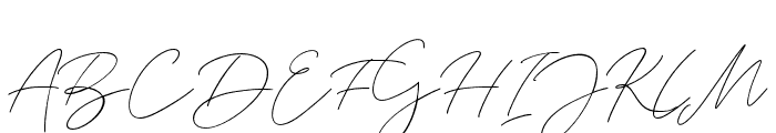 Priscilla Signature Font Regular Font UPPERCASE
