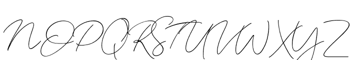 Priscilla Signature Font Regular Font UPPERCASE