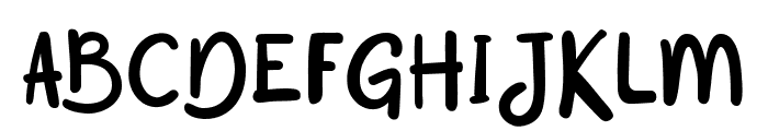 Puffy Fluffy Font UPPERCASE