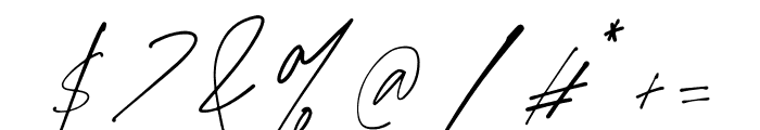 Purxious Signature Regular Font OTHER CHARS