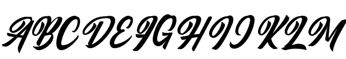 Qintan Script Regular Font UPPERCASE