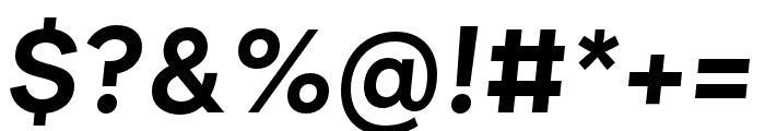 Quadran Bold Italic Font OTHER CHARS