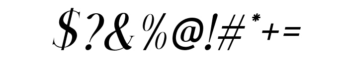 Qualey-Italic Font OTHER CHARS