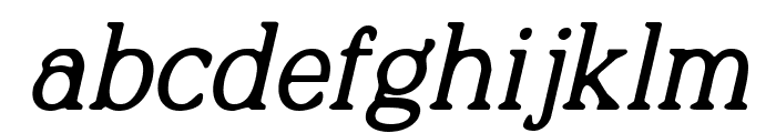 Quelity Bold Italic Font LOWERCASE