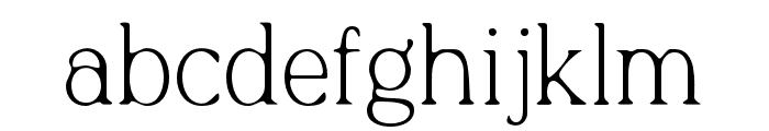 Quelity-Light Font LOWERCASE