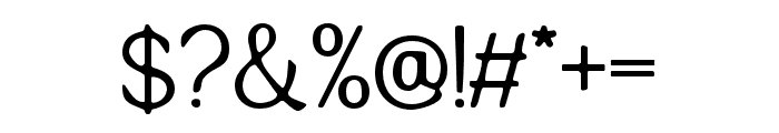 Quelity-Regular Font OTHER CHARS