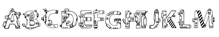 ROBOFOR Font UPPERCASE