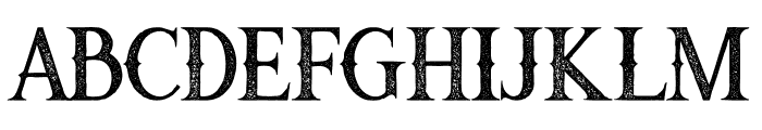 Raven Grunge Font LOWERCASE